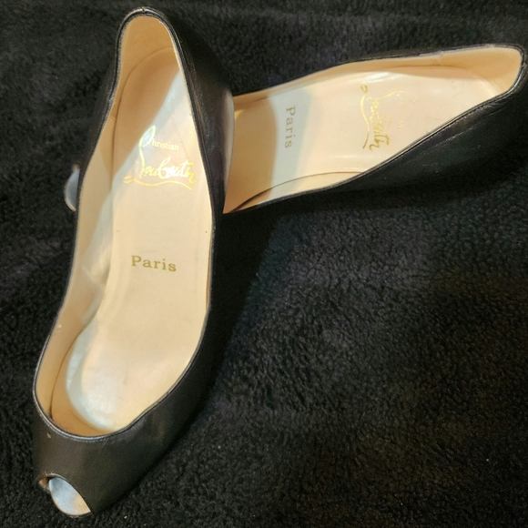 💯Authentic Christian Louboutin Peep Toe Pump - Picture 9 of 15